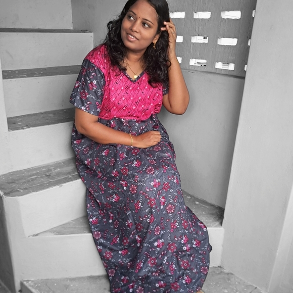 Dresses & Skirts - Cotton Nighty Gown Model